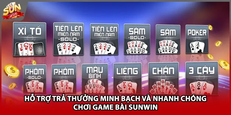 Hỗ trợ trả thưởng minh bạch và nhanh chóng chơi game bài Sunwin Hỗ trợ trả thưởng minh bạch và nhanh chóng chơi game bài Sunwin