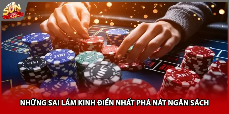 Những sai lầm kinh điển nhất phá nát ngân sách Những sai lầm kinh điển nhất phá nát ngân sách